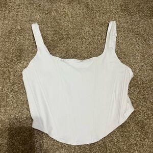 NWOT White Corset Going Out Top